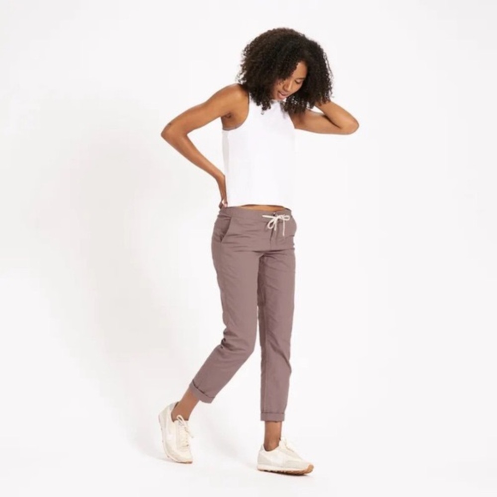 Vuori Ripstop Pant in hazel new with tags